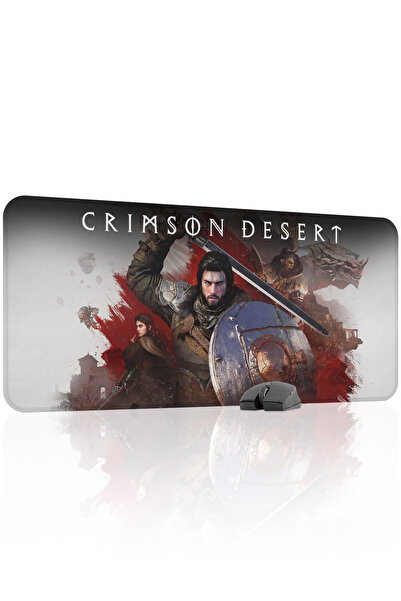 mousepad bastir Crimson Desert 90x40 Gaming Mouse Pad Αντιολισθητική βάση από...