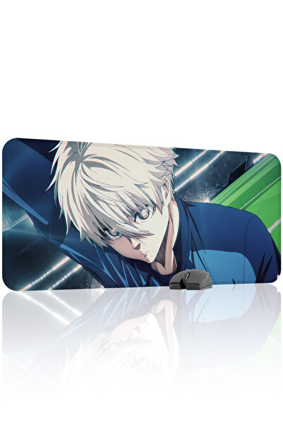 mousepad bastir Blue Lock Anime 90x40 Gaming Mouse Pad για παίκτες, Αντιολισθ...