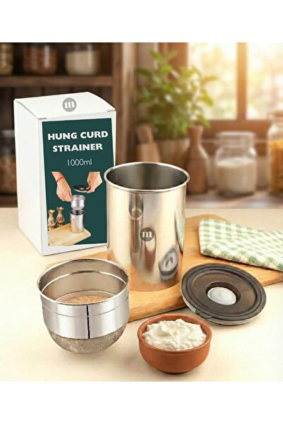 MARU Stainless Steel Multipurpose Greek Yogurt and Hung Curd Maker 1000ml – B...