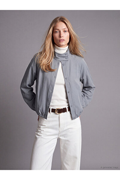 LC Waikiki I Dik Roba Collar Loose Fit Women's Jacket from Freezen Store