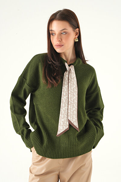Serenity Scarf Detail Sweater