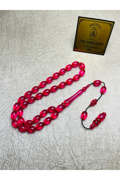 TTS TÜRK TESBİH SANATI Fire Amber Vip Series Tesbih