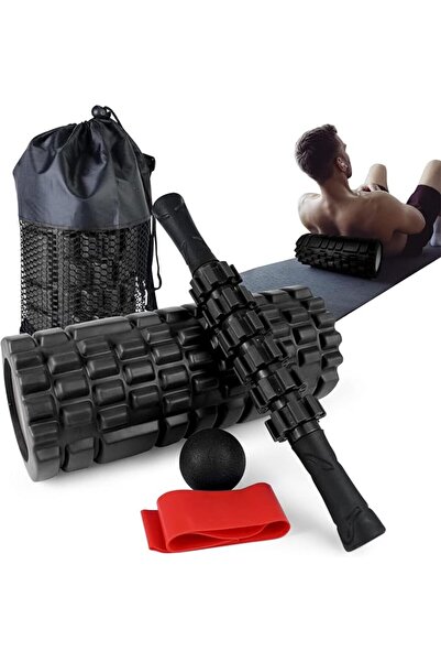 GENERAL 5 in 1 Foam Roller Set Deep Tissue Muscle Massage Foam Roller Set for...