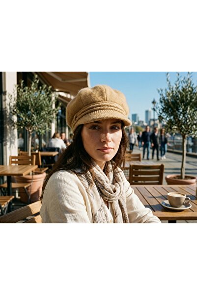 emybox قبعة نسائية أصلية مصنوعة من صوف الأنجورا بنسبة 100%، قبعة نسائية محبوك...