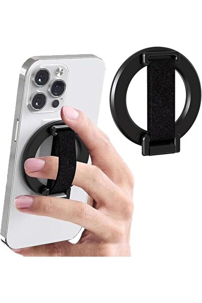 AZONEE For Magsafe Phone Grip with Finger Strap, Magnetic Ring Holder Kicksta...