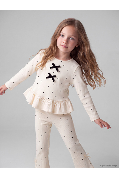 LC Waikiki I Bow-Tied Girl's T-Shirt from Freezen Store