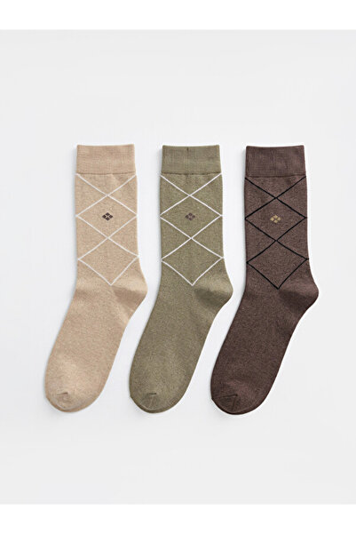 LC Waikiki I Baklava Embroidered Men's Socks 3-Pack from Freezen Store