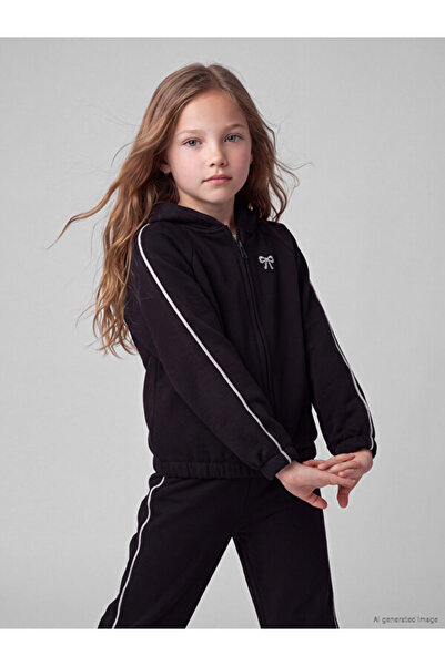 LC Waikiki I Embroidered Girls' Thick Zipper Sweatshirt from Freezen Store