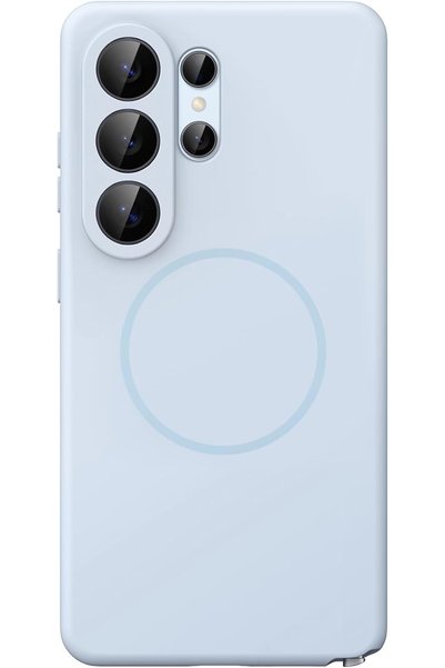 JETech Magnetic Silicone Case for Samsung Galaxy S26 Ultra, Omphalodes