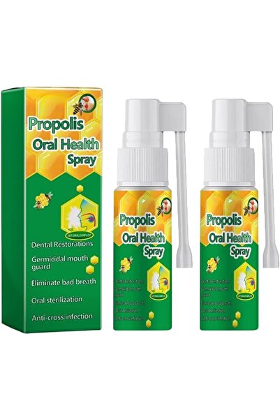 ALMEKAQUZ 2pcs Propolis Oral Health Spray, Propolis Mouthwash Spray, Deep Cle...