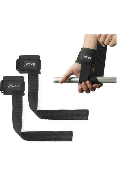 Generic Yoerxing Premium Cotton Lifting Strap, Non-Slip&Extra Long Gym Strap ...