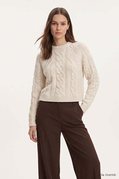 Serenity Hair Knitted Crop Sweater