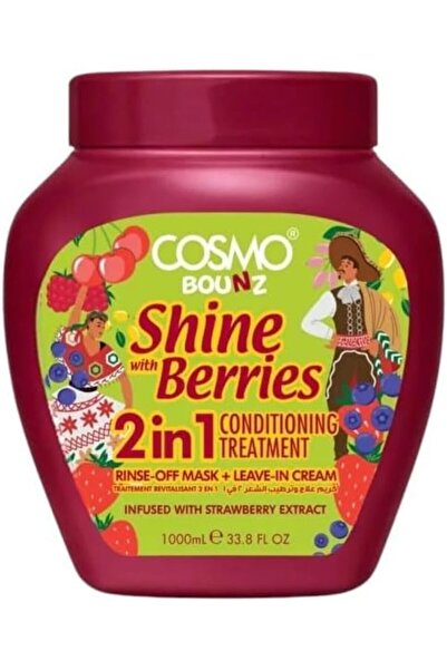 CD Cosmo Designs Cosmo 2 in 1 Hair Treatment & Moisture Cream Berry 1000 ml