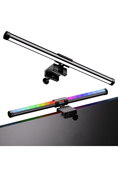 KOWVOWZ Monitor Light Bar, 44cm Computer Monitor Lamp with RGB 3 Color Bright...