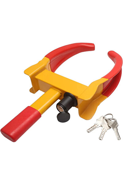 Generic Brand Universal Heavy Duty Wheel Lock Anti-Theft Lock for Cars, Suvs,...