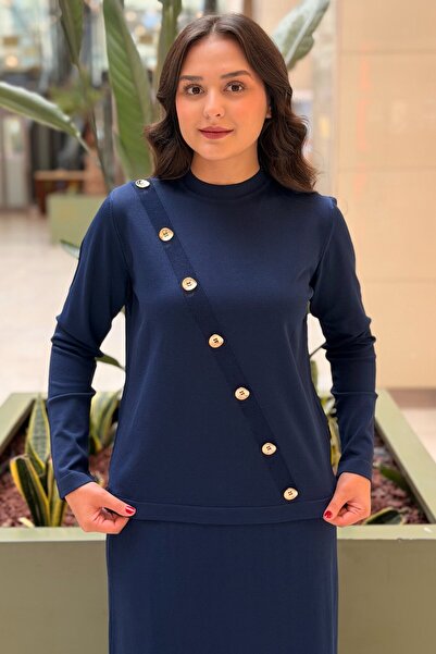 Nuss Mercerized Tunic with Cross Button Accessories