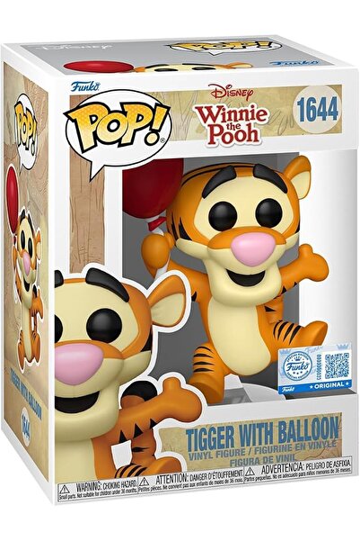 Funko بوب! ديزني: ويني ذا بوه - تيجر مع بالون - تمثال فينيل قابل للتجميع - فك...
