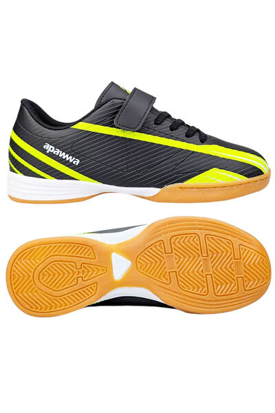 Permani Ghete de fotbal de sală pentru copii Morval Black 31