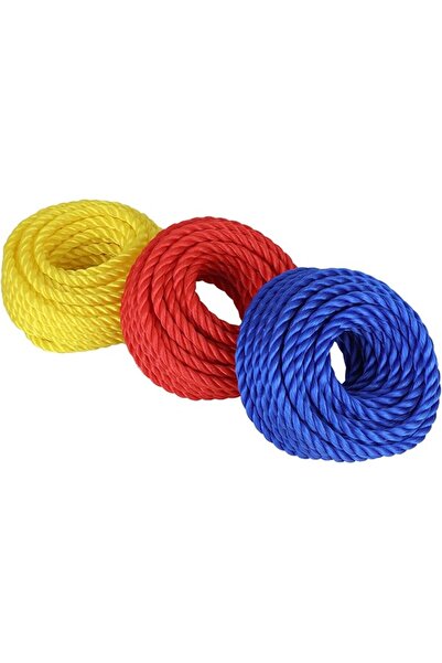 Lawazim 1-Piece PE Rope - 8mmx10m - Braided Polyester Cord with UV & Corrosio...