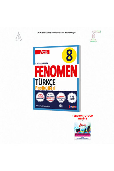 Fenomen Yayıncılık 2026-2027 8. Sınıf Fenomen Türkçe Fasikül Seti Telefon Tut...