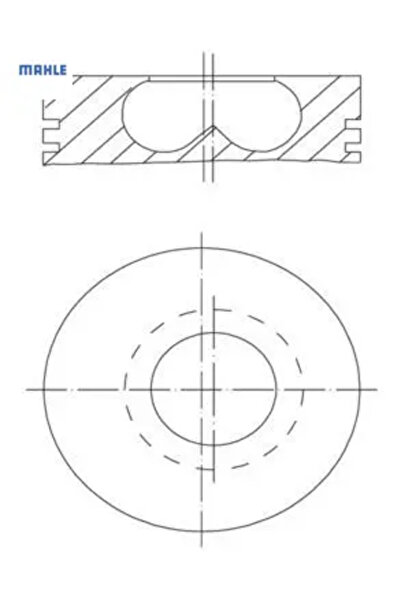 Motor piston segman 0.40 ducato-master-movano-boxer 2.8 td 94.80 3x2x2.5 99477111/ 500340853