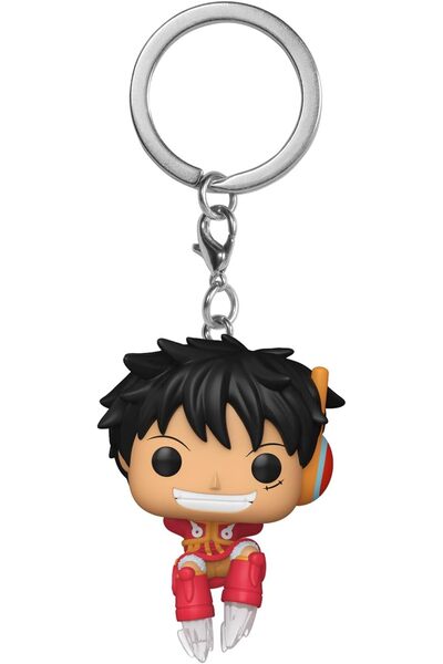 Funko بوب! سلسلة مفاتيح: ون بيس 1 - مونكي دي لوفي - (إيغ هيد) - مونكي دي روفي...