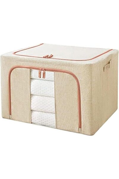 GENERAL Foldable Storage Bag, 66L Clothes Organiser with Multi Zipper, for Bl...