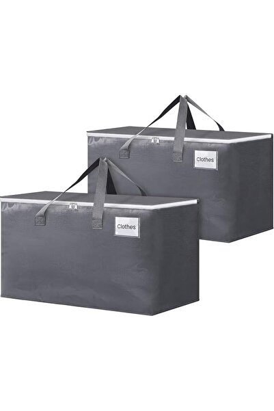 Generic Moving Bags, 2PCS Large Storage Bags with Zippers, Handles Moving Sup...