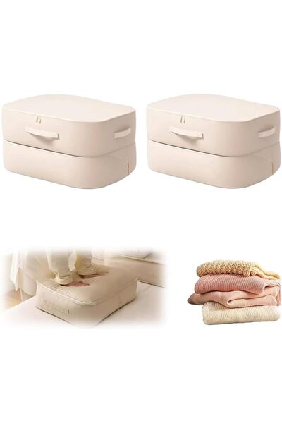 Generic 2 Pack Ultra Space Saving Self Compression Organizer, Multifunctional...