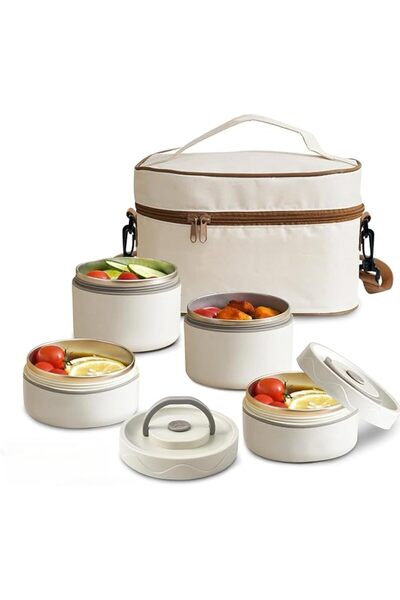 Generic Microwavable Lunch Box, Portable Insulated Lunch Containers With Bag,...
