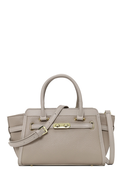 Derimod Women's Beige Long Strap Classic Shoulder Bag Ab100033Sf
