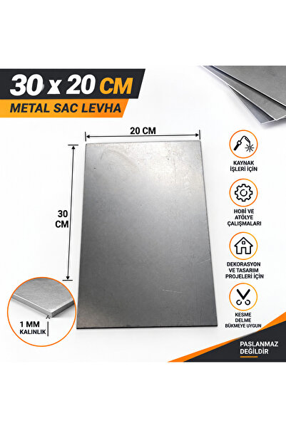 Home 30x20 CM 1 MM Metal Sac Levha – Hobi, Kaynak, Dekorasyon ve Metal İşleri...