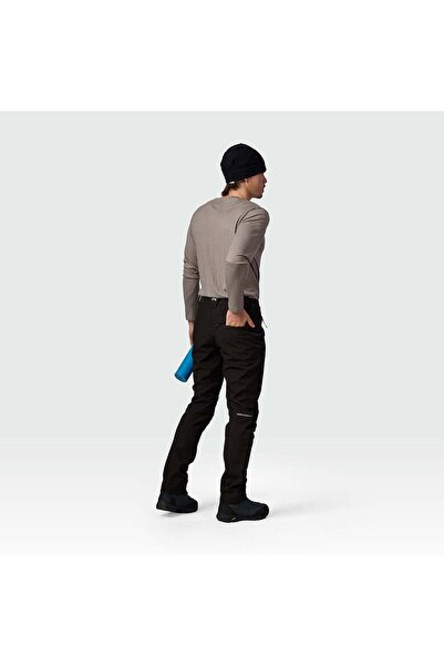 NORTHFINDER NO-5111OR pantaloni softshell de trekking pentru bărbați, outdoor 3L GOBERTO, negru