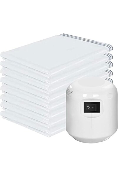 Motimix MOTIM Vacuum Storage Bags with Electric Pump, 6 Pack Reusable Compres...