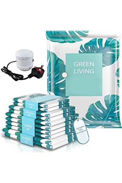 LUCKY Thicken Vacuum Storage Bags with Electric Air Pump, Vacuum Sealer Bags,...