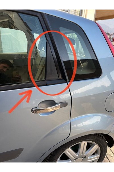 Genel Markalar Ford fiesta 2003-2009 arka cam kapı üçgen plastiği (SOL ŞÖFÖR ...