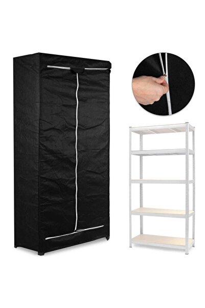 Massido Husă de protecție pentru raft 180 x 90 x 40 cm neagră