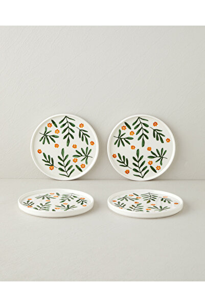 English Home Greeny Seramik 4'lü Pasta Seti 20 cm Renkli