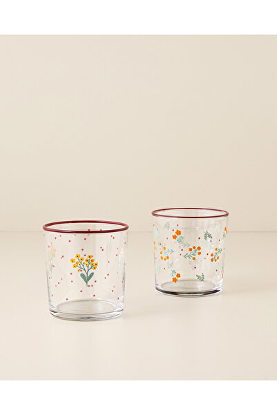 English Home Sarin Cam 2'li Bardak 380 ml Renkli