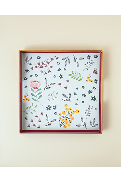 English Home Nostalgic Country Tepsi 35,5x35,5 cm Bordo