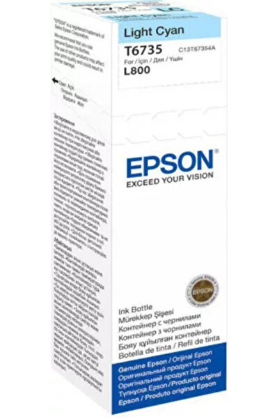 EPSON Cartus T6735 L800 L805 L810 70ml Cyan deschis