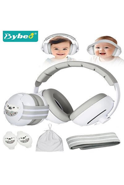 BYBEO 2-in-1 Baby Ear Muffs, Baby Ear Protection, 24dB Noise Cancelling Headp...