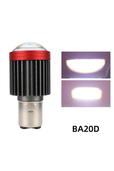 Choice BA20D أبيض أبيض H4 LED H6 BA20D LED لمبات المصابيح الأمامية للدراجات ا...