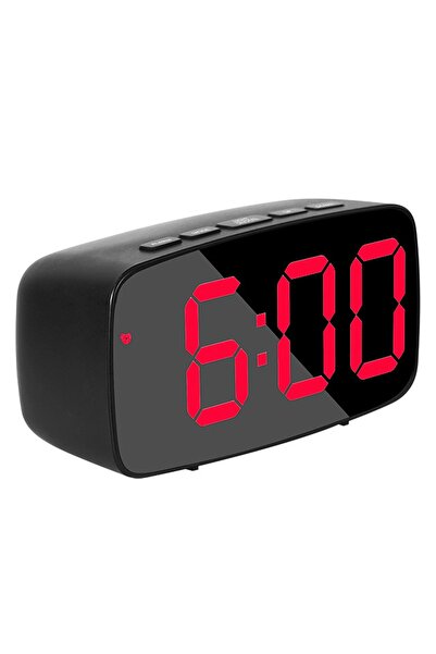 Noonedibs Ceas Deșteptător Digital LED Roșu – Afișaj Luminos cu Funcție Snooz...