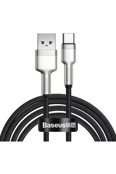 Baseus Cablu Cafule Series Metal USB-C la USB 66W 2m Negru