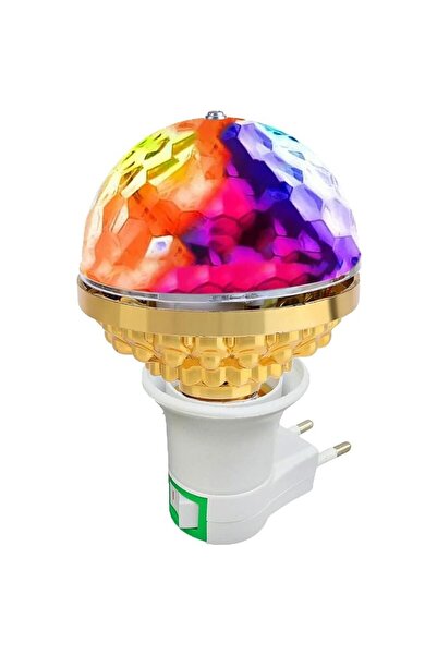 Noonedibs Bec LED RGB E27 Cu Esență De Discotecă, Culori Schimbătoare Roșu-Al...