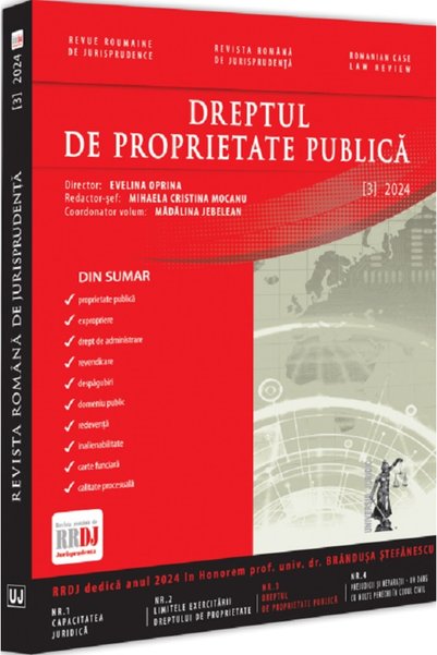Universul Juridic Revista romana de jurisprudenta Nr.3 din 2024