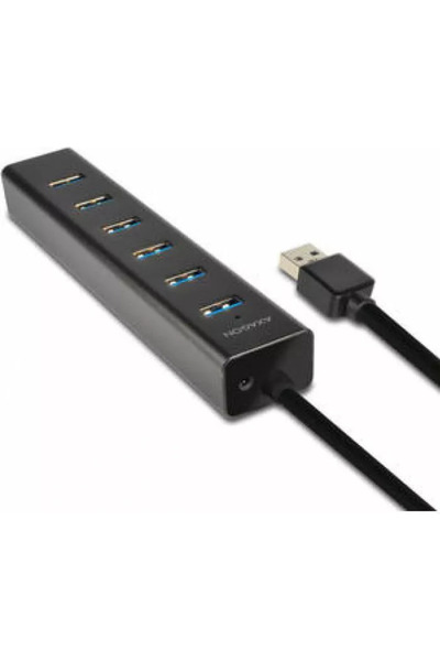 Axagon Hub USB HUE-SA7BP 7x USB 3.0 Negru