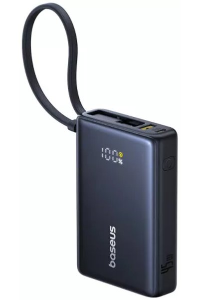 Baseus Baterie externă 10000 mAh 45 W USB Type-C Încărcare rapidă Cablu Type-...