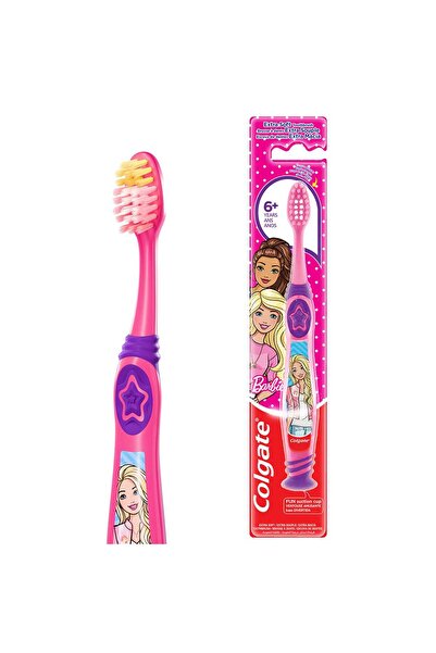 Colgate Barbie Kids Toothbrush Extra Soft For 6+ Years Assorted Colours 1 pc